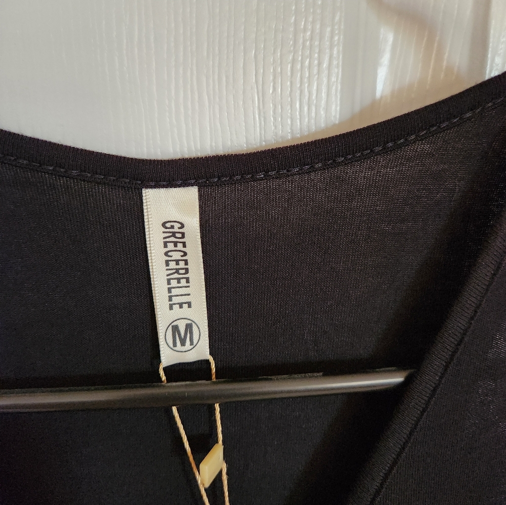 Black Maxi Dress with Pockets NWT πHP π - Picture 4 of 7